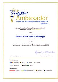Ambasador - Nowosolska Nagroda Gospodarcza
